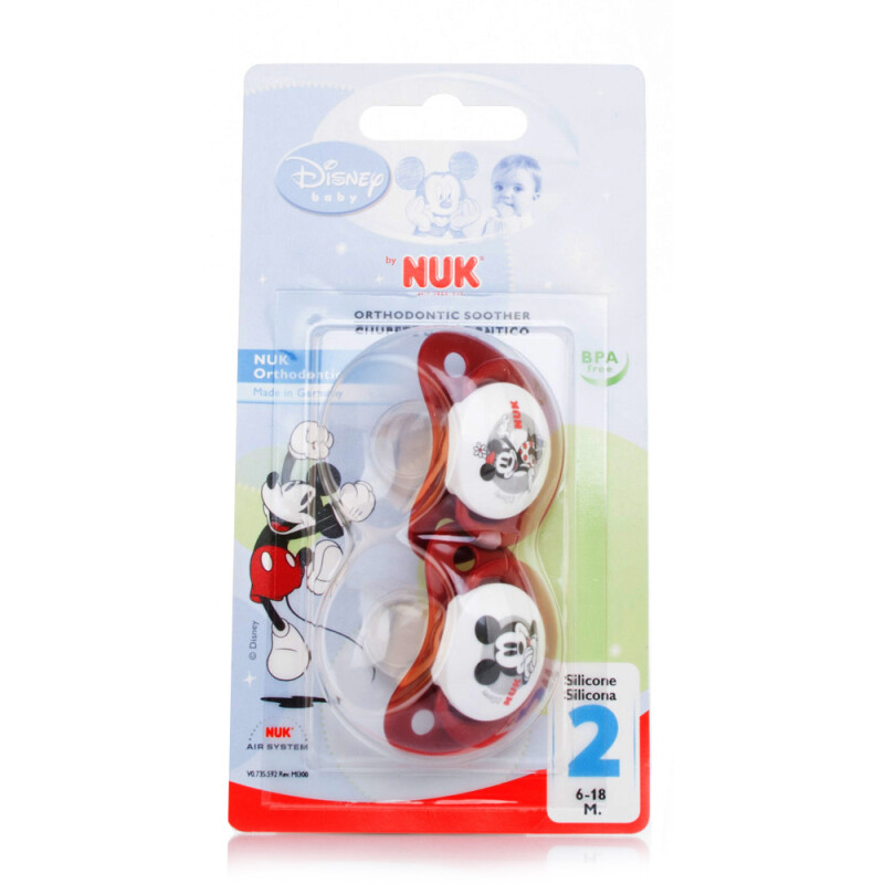 NUK Disney Silicone Soother Size 2