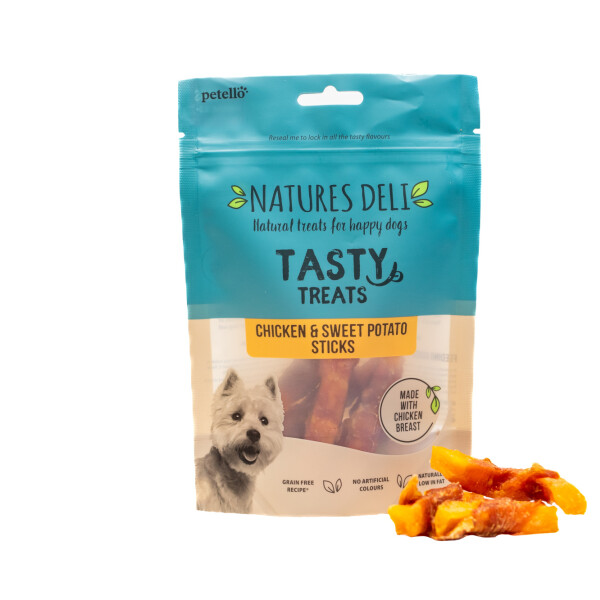 Natures Deli Chicken And Sweet Potato Stick 100g