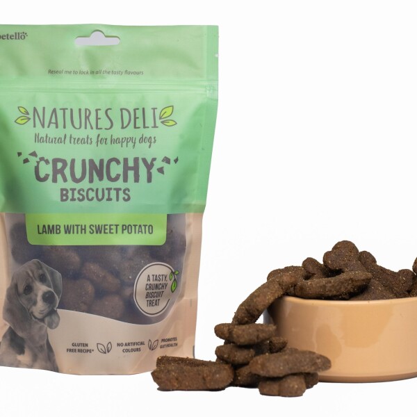 Natures Deli Crunchy Biscuit Lamb With Sweet Potato 225g