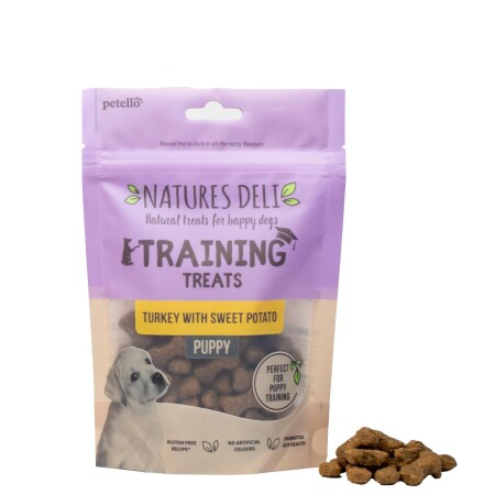 Natures Deli Puppy Training Treats Turkey With Sweet Potato 100g Natures Deli Puppy Training Treats Turkey With Sweet Potato 100g