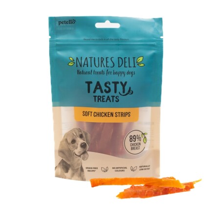 Natures Deli Soft Chicken Strips 100g Natures Deli Soft Chicken Strips 100g