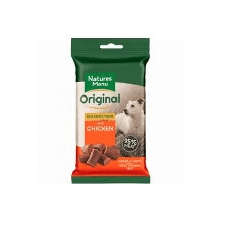 Natures Menu Real Meaty Treats for Dogs Chicken Flavour 60g Natures Menu Real Meaty Treats for Dogs Chicken Flavour 60g