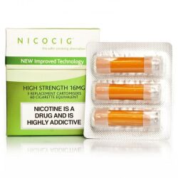 Nicocig Cartridges High Nicotine Strength 16mg