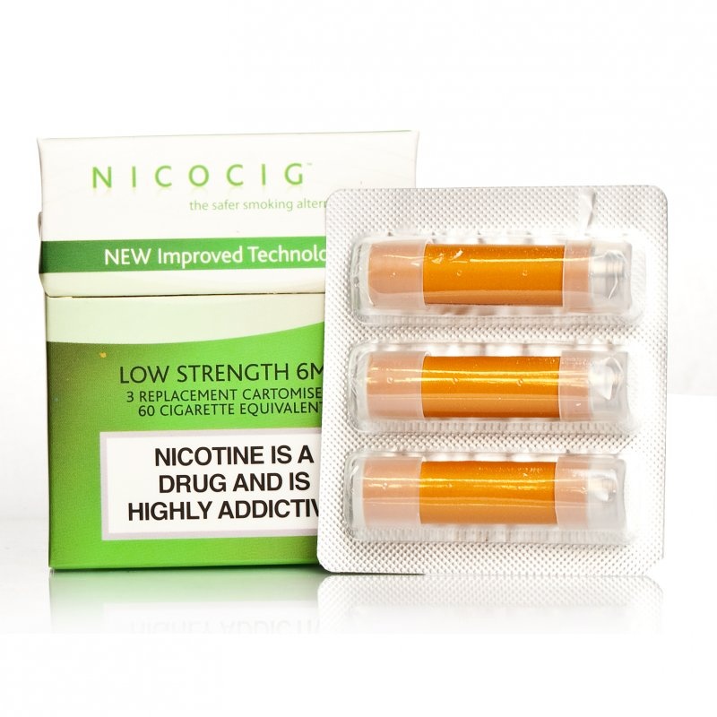 Nicocig Cartridges Low Nicotine Strength 6mg Review