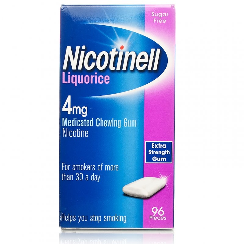 Nicotinell Gum 4mg Liquorice Smoking Aids Chemist Direct