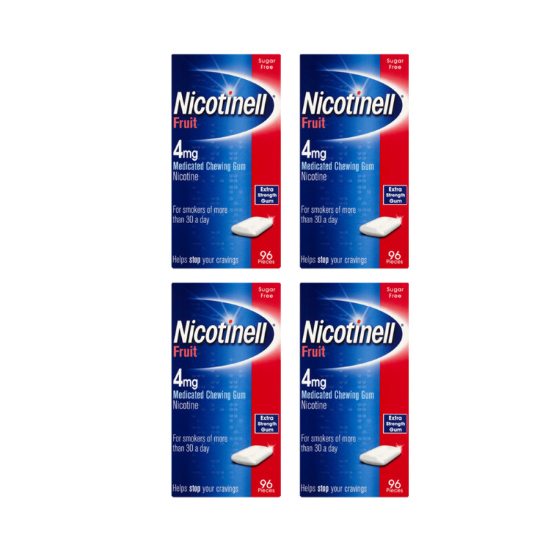Nicotinell 4mg Extra Strength Gum - Fruit