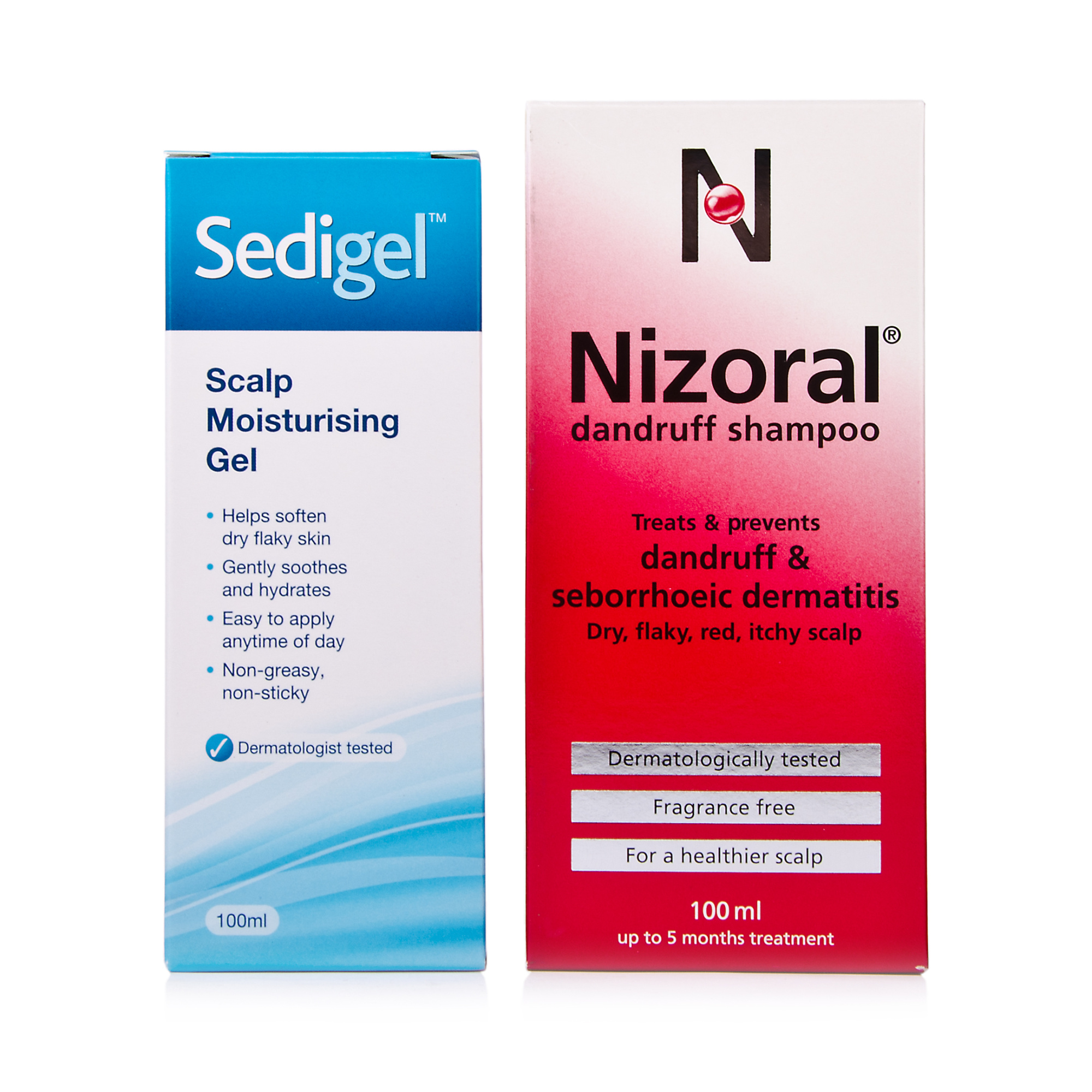 Nizoral Dandruff Shampoo + Sedigel Scalp Moisturising Gel Chemist Direct
