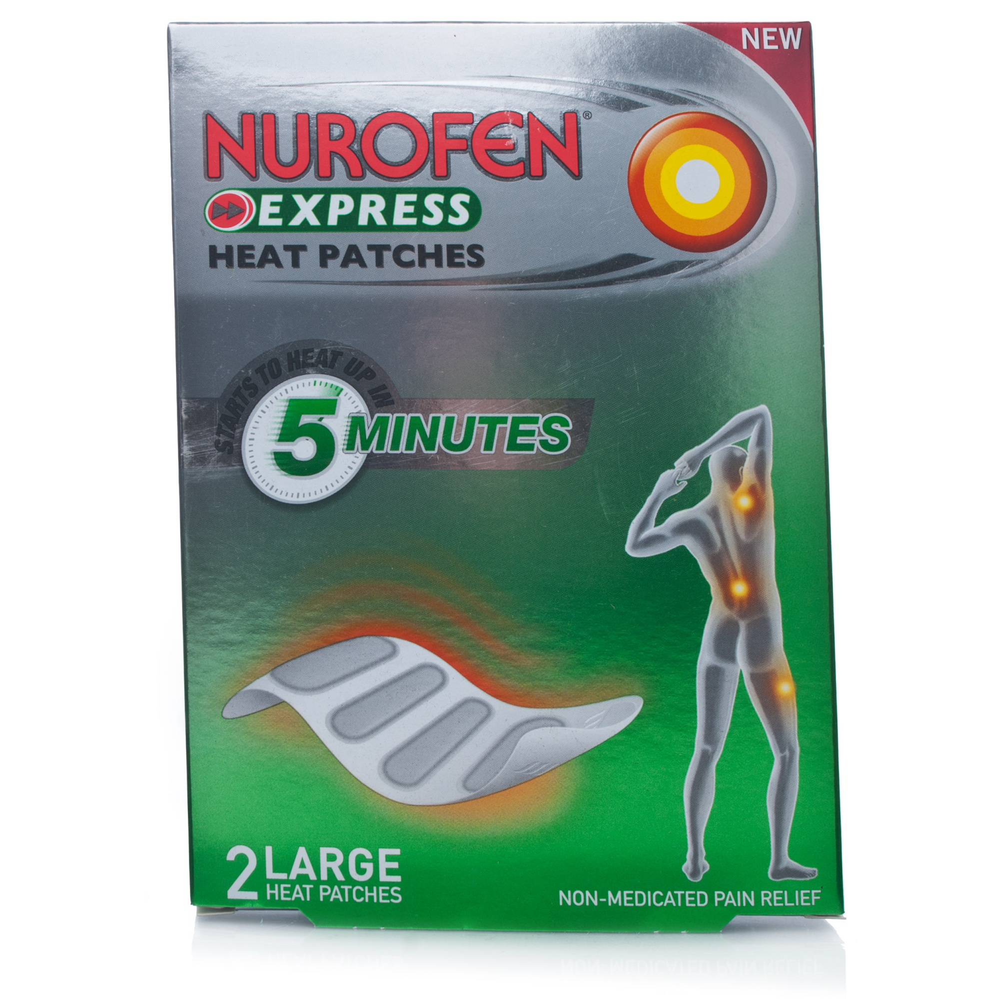 Nurofen Express Heat Patches Large Chemist Direct