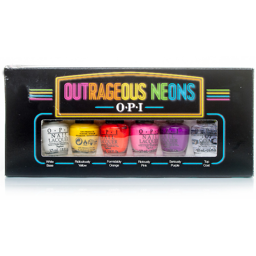 Opi Outrageous Neons Mini Lacquer Pack