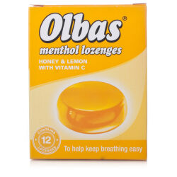 Olbas Menthol Lozenges Honey & Lemon