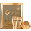 Paco Rabanne Lady Million Eau De Parfum Spray, Sensual Body Lotion & Shower Gel Paco Rabanne Lady Million Eau De Parfum Spray, Sensual Body Lotion & Shower Gel