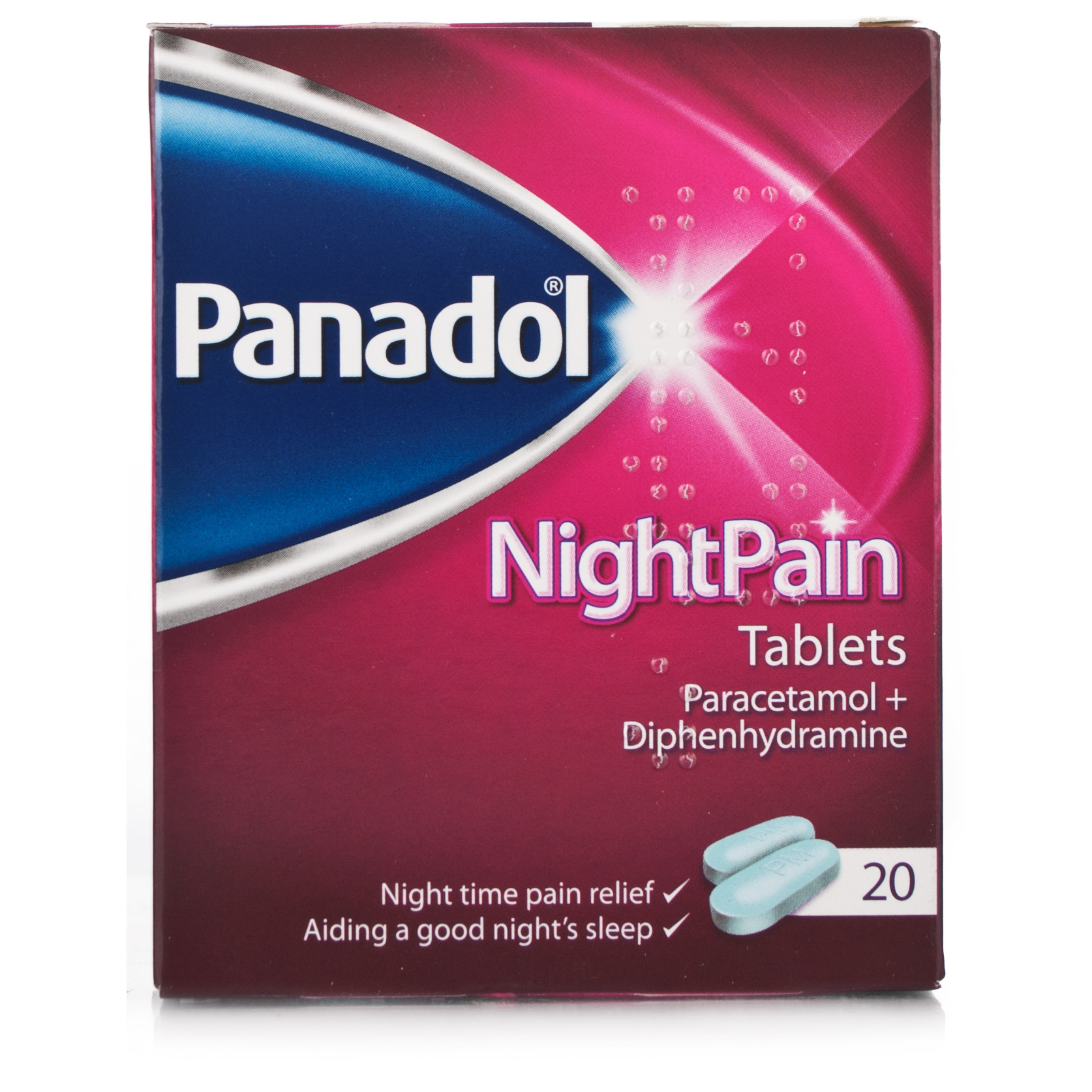 Panadol Night Pain Tablets 20 Tablets | Chemist Direct