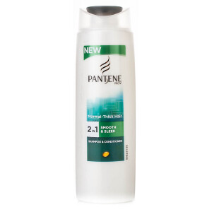 Pantene 2 in 1 Smooth & Sleek Shampoo & Conditioner