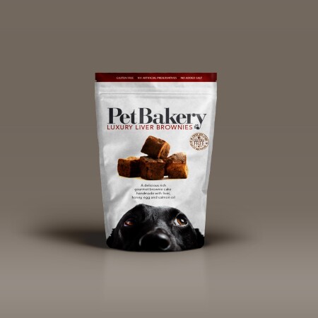 Pet Bakery Luxury Liver Brownie Dog Treats 190g Pet Bakery Luxury Liver Brownie Dog Treats 190g