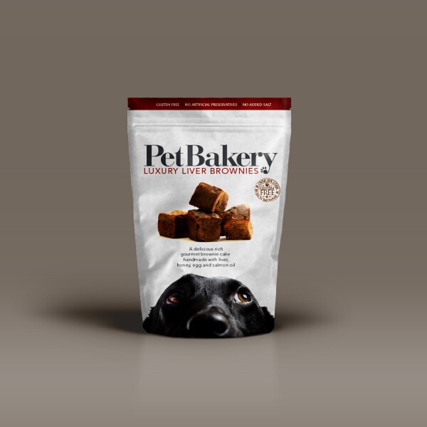 Pet Bakery Luxury Liver Brownie Dog Treats 190g