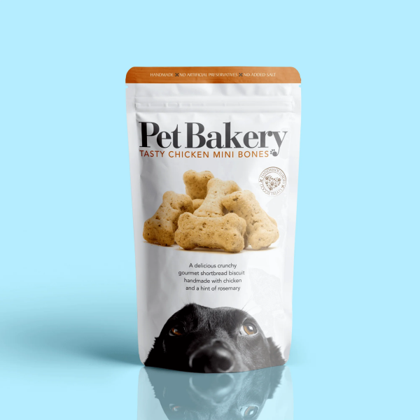 Pet Bakery Tasty Chicken Mini Bones Dog Treats 190g