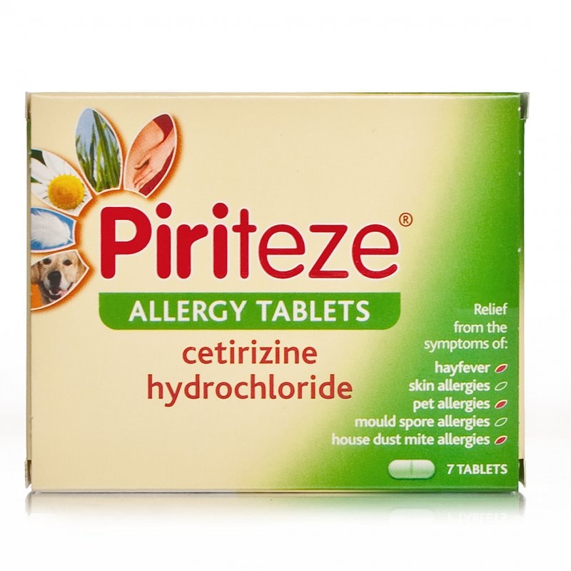 Piriteze One A Day Allergy Tablets Chemist Direct