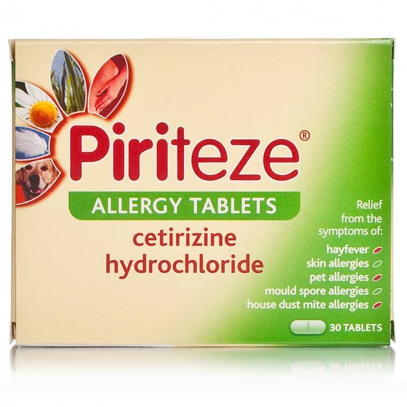 Piriteze One A Day Tablets - 30 Tablets