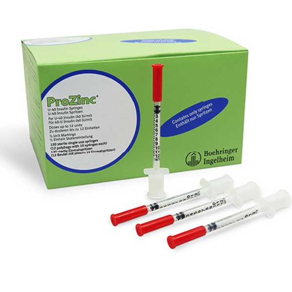 Prozinc 0.3ml U40 Insulin Syringe