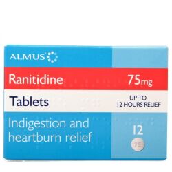 Medicines Ranitidine 75mg Tablets (Zantac Alternative) - 12 Medicines Ranitidine 75mg Tablets (Zantac Alternative) - 12