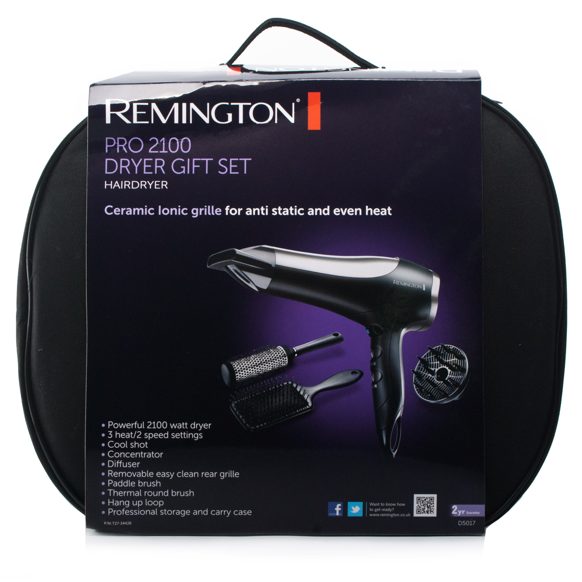 remington-pro-2100w-hair-dryer-kit-d5017-chemist-direct