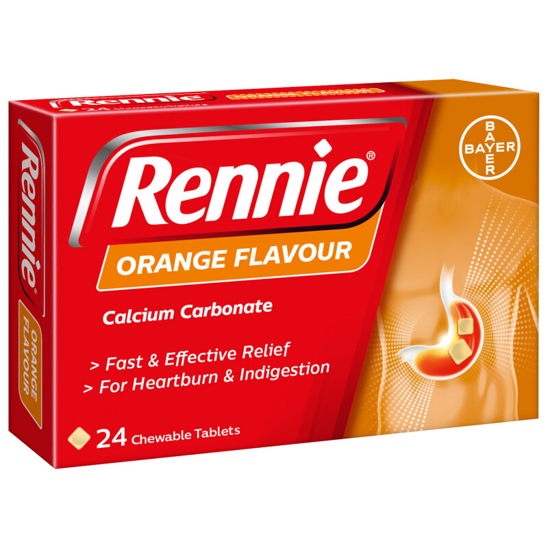 Rennie Orange Heartburn & Indigestion Relief