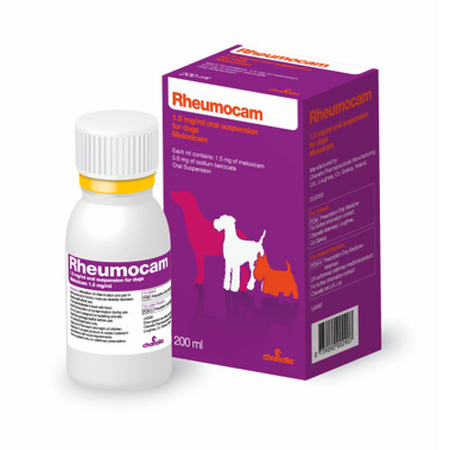 Rheumocam 1.5mg/ml Oral Suspension for Dogs 42ML Rheumocam 1.5mg/ml Oral Suspension for Dogs 42ML