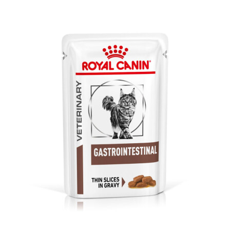 Royal Canin Gastrointestinal Adult Wet Cat Food Thin Slices In Gravy 48x85g Royal Canin Gastrointestinal Adult Wet Cat Food Thin Slices In Gravy 48x85g