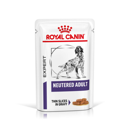 Royal Canin Neutered Adult Wet Dog Food Thin Slices In Gravy 48x100g Royal Canin Neutered Adult Wet Dog Food Thin Slices In Gravy 48x100g