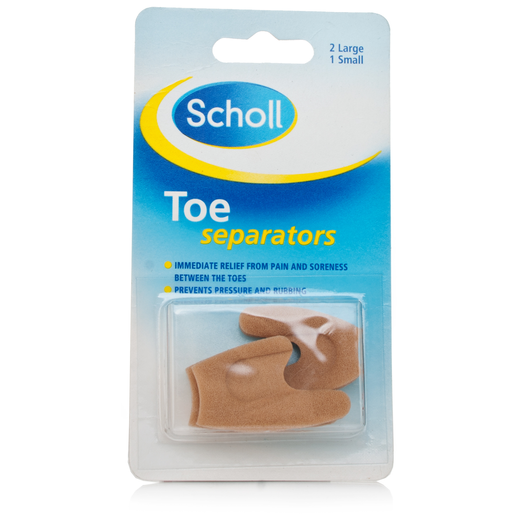 Scholl Toe Separators 2 Sizes Foot Care Chemist Direct