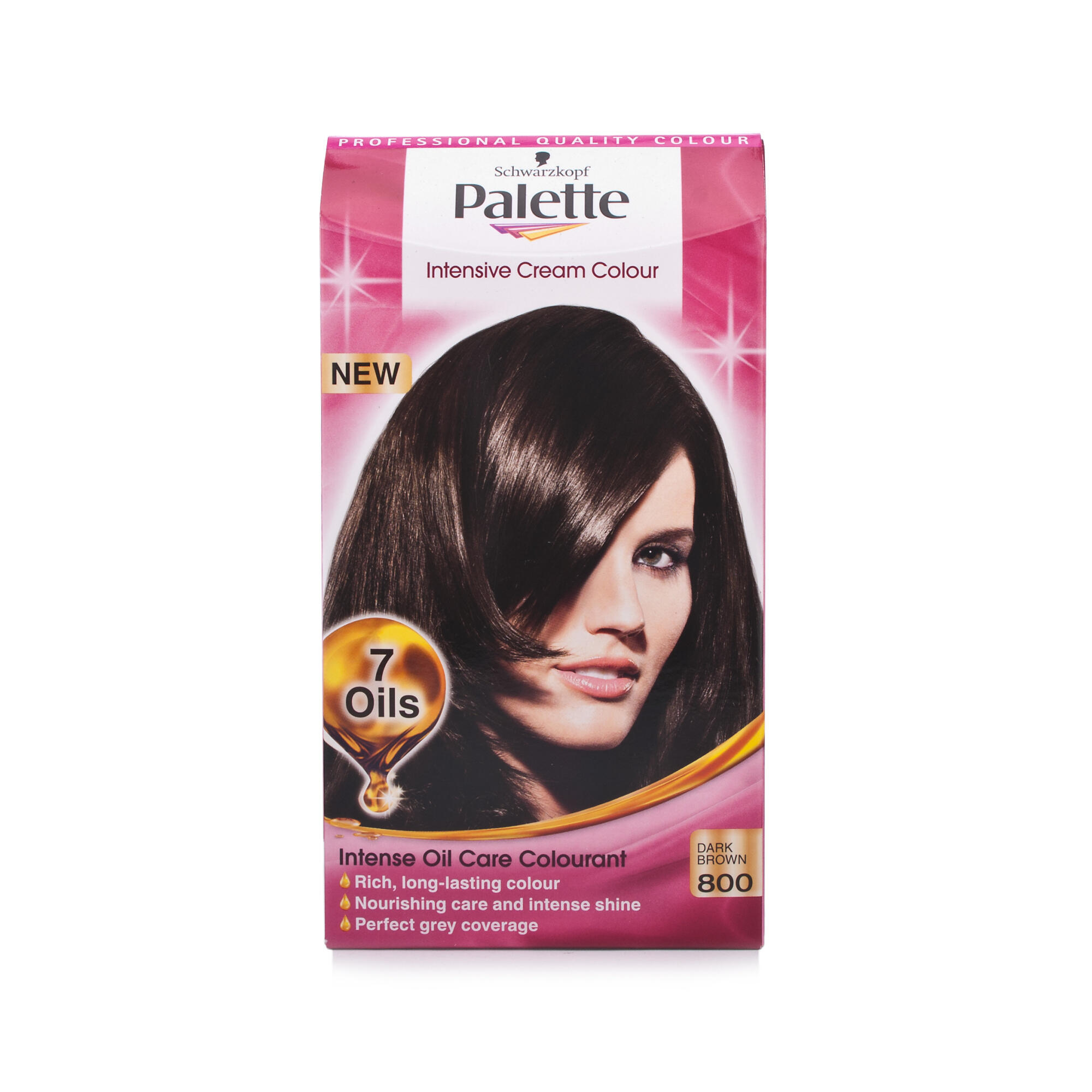 schwarzkopf palette intensive cream color 800 dark brown