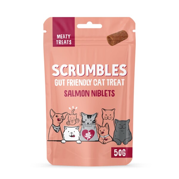Scrumbles Salmon Niblets Treats 60g