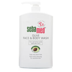 Toiletries Sebamed Olive Face & Body Wash - 1l Toiletries Sebamed Olive Face & Body Wash - 1l