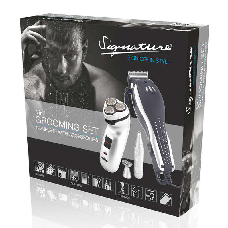 Signature S090 4 in 1 Gents Grooming Kit