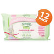 Simple Moisturising Baby Wipes 12 Pack Simple Moisturising Baby Wipes 12 Pack