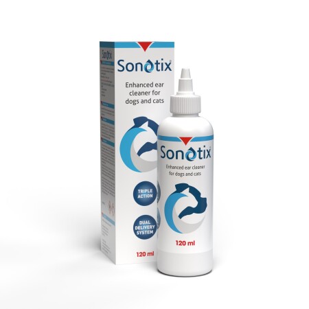 Sonotix Triple Action Ear Cleaner for Dogs and Cats  Sonotix Triple Action Ear Cleaner for Dogs and Cats