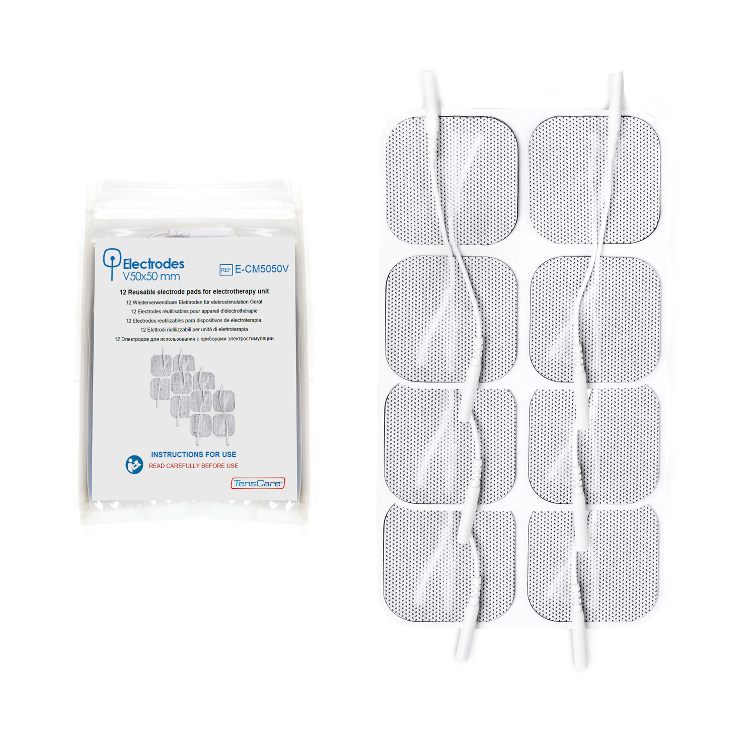 TensCare TENS Electrode Pads Value Pack 12 pads 50x50mm Review