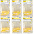 Tepe Intedental Brushes 6 Pack 8 Brushes Soft Yellow Tepe Intedental Brushes 6 Pack 8 Brushes Soft Yellow