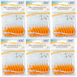 Tepe Intedental Brushes 6 Pack 8 Brushes Orange Tepe Intedental Brushes 6 Pack 8 Brushes Orange