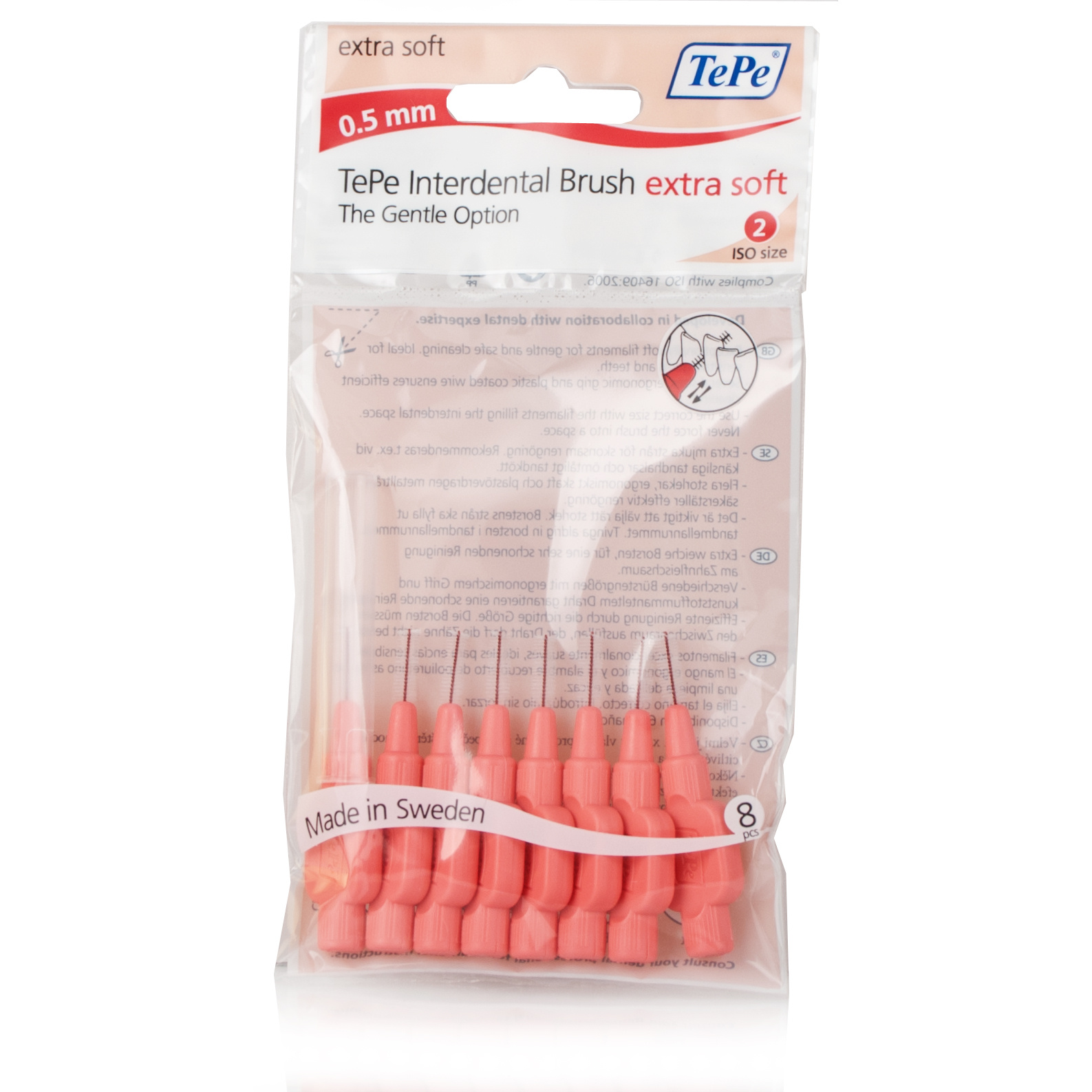 Tepe Extra Soft Interdental Brushes Red eBay