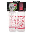 Tommee Tippee Standard Neck Decorated Bottle 250ml Twin Pack Pink Tommee Tippee Standard Neck Decorated Bottle 250ml Twin Pack Pink