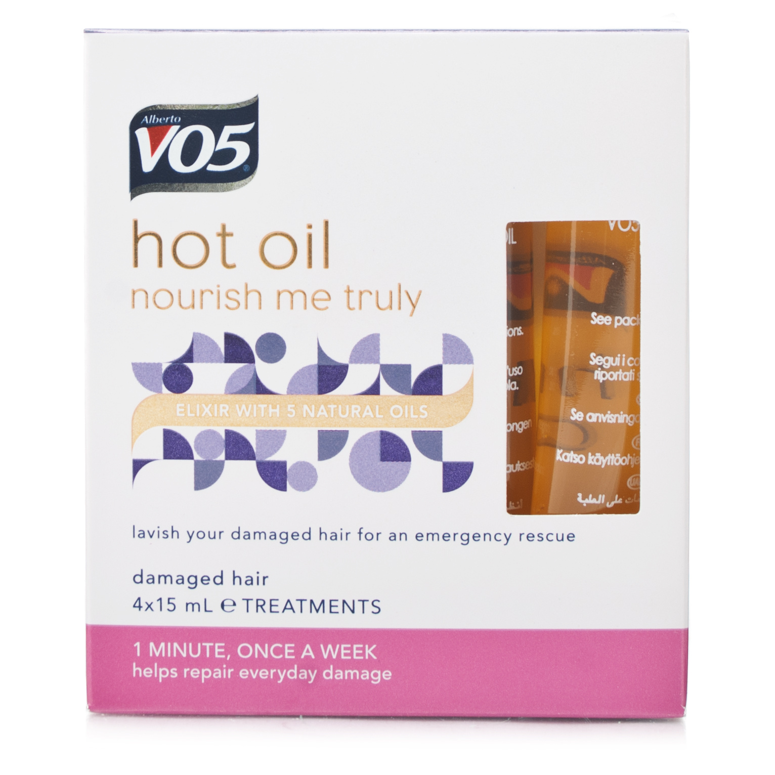Vo5 Nourish Me Truly Hot Oil Pack