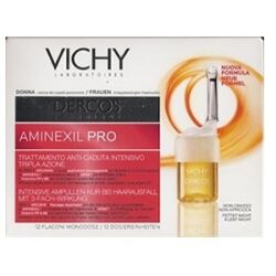 Vichy Dercos Aminexil Pro Femme Hairloss Treatment 50% Extra Free Promotional Pack - 12 + 6 Monodoses Vichy Dercos Aminexil Pro Femme Hairloss Treatment 50% Extra Free Promotional Pack - 12 + 6 Monodoses