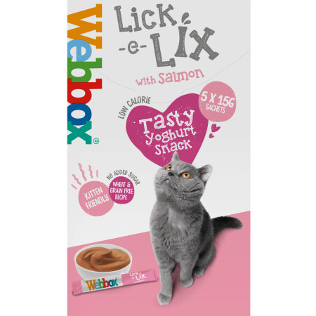 Webbox Lick-e-Lix Salmon 5 x 15g Webbox Lick-e-Lix Salmon 5 x 15g