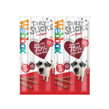 Webbox Small Dogs Delight Sticks Beef, 30g Webbox Small Dogs Delight Sticks Beef, 30g