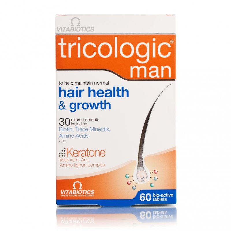 Vitabiotics Wellman Tricologic 60 Tablets Hair Loss Chemist Direct