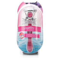 Wilkinson Sword Quattro for Women Razor - Single Wilkinson Sword Quattro for Women Razor - Single