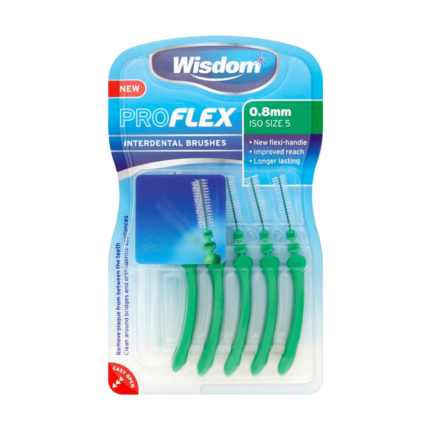 Wisdom Pro Flex Interdental Brushes 0.8mm Review