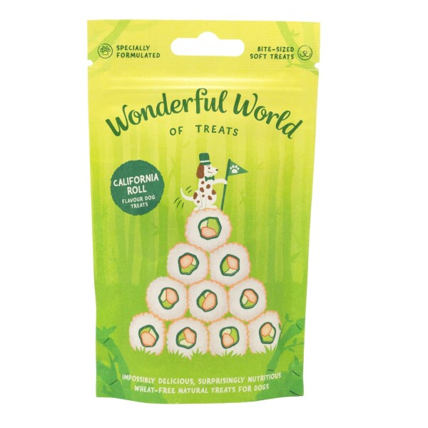 Wonderful World of Treats California Roll Dog Treats 50g