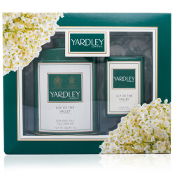 Yardley Lily of the Valley Soap & Talc Gift Set - 200g + 100g Yardley Lily of the Valley Soap & Talc Gift Set - 200g + 100g